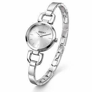 DKNY Stainless Steel Bracelet Watch – Silver Dial Minimalist Quartz